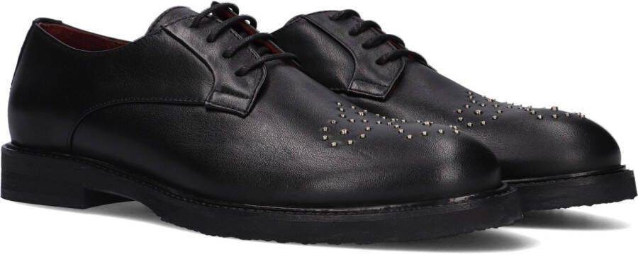 FRED DE LA BRETONIERE Zwarte Veterschoenen Paris Derby