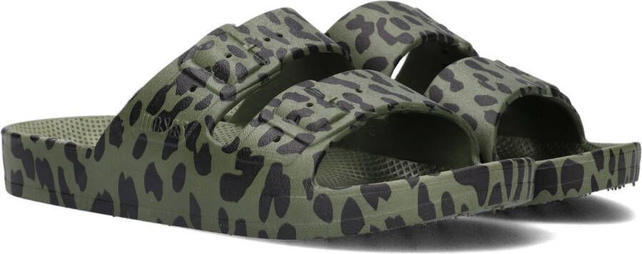 Freedom Moses Groene Slippers Fancy