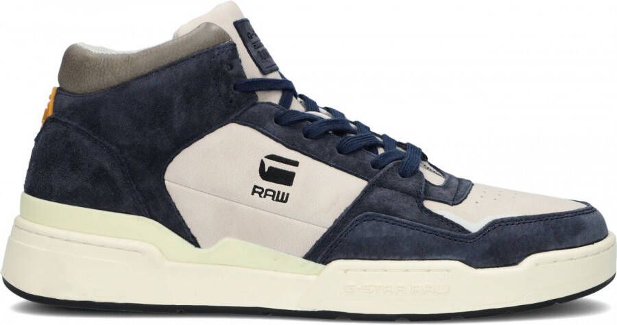 G-Star G Star Raw Attacc Mid Nub M Hoge sneakers Leren Sneaker Heren Blauw