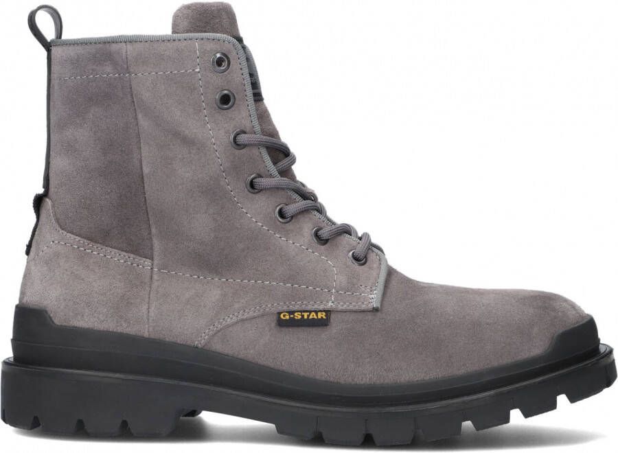 G-Star G Star Raw Blake Hgh Sue M Veterboots Laarzen Met Veters Heren Grijs