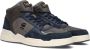 G-Star Trendy Hoge Sneaker van Leer met Opvallende Logo's Blue Heren - Thumbnail 1