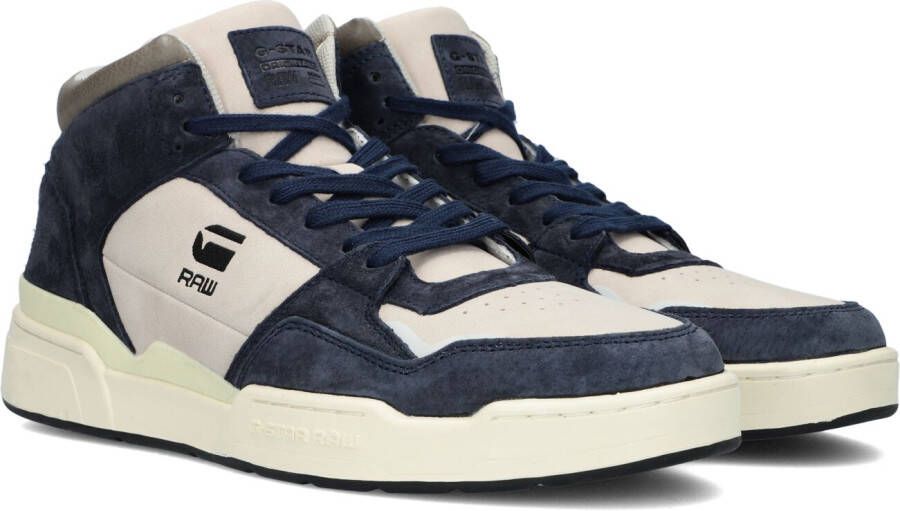 G-Star G Star Raw Attacc Mid Nub M Hoge sneakers Leren Sneaker Heren Blauw