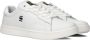 G-Star G STAR RAW Cadet Leather Dames Sneakers Sportschoenen Schoenen Wit 2141 002510 WHT - Thumbnail 1