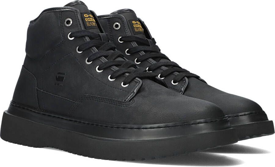 G-Star G Star Raw Dexter Mid Nub M Hoge sneakers Leren Sneaker Heren Zwart