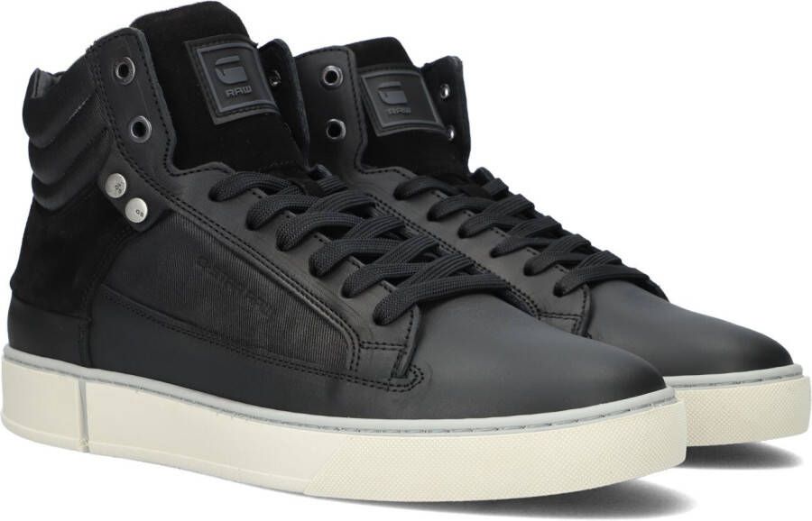 G-Star Raw Zwarte Hoge Sneaker Ravond Mid Bsc Dnm M