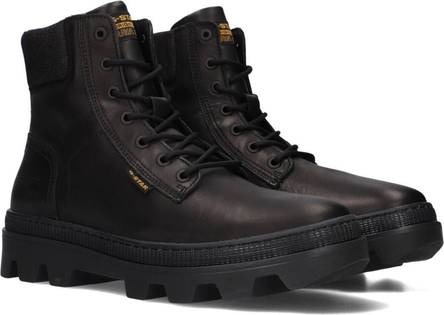 G-STAR RAW Zwarte Veterboots Noxer High Lea M