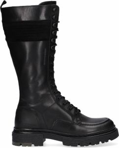 G-Star G Star Raw Kafey Xhgh Lace Lea W Veterboots Laarzen Met Veters Dames Zwart