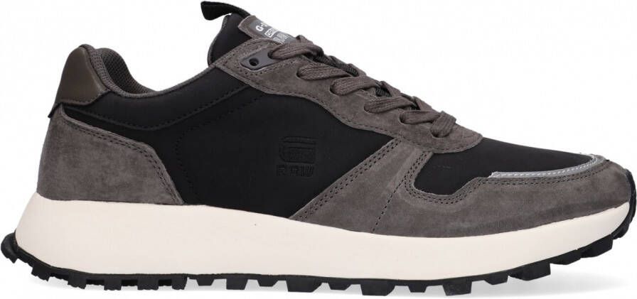 G-Star G Star RAW THEQ RUN TNL M suède sneakers zwart grijs