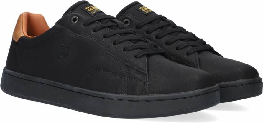 G-Star Laaggesneden Cadet Sneaker met Platte Veters Black Heren