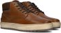 Gaastra Led Mid Oil M Hoge sneakers Leren Sneaker Heren Cognac - Thumbnail 1