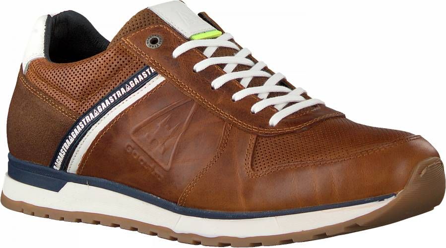 Gaastra Kevan Ctr Lage sneakers Leren Sneaker Heren Cognac - Schoenen.nl