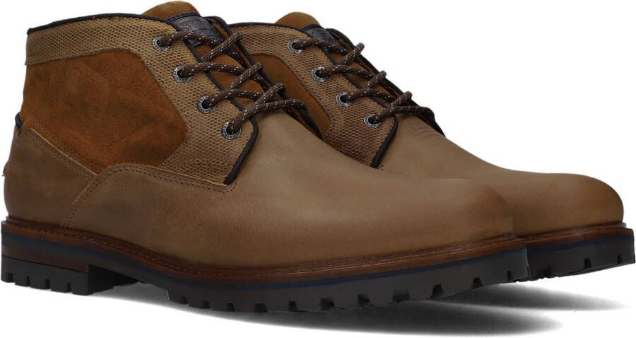 Gaastra Taurus Mid Oil M Veterboots Laarzen Met Veters Heren Cognac