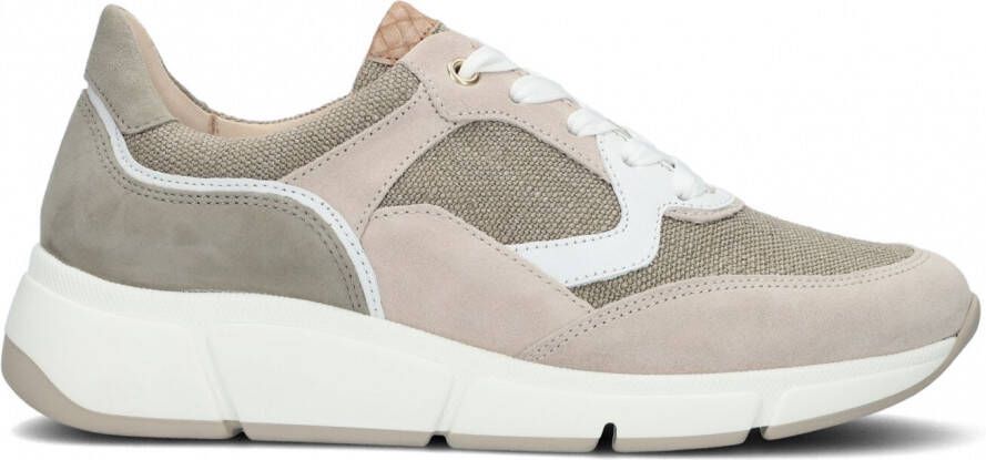 Gabor Sneakers Taupe Synthetisch 101325 Dames Kunstleer