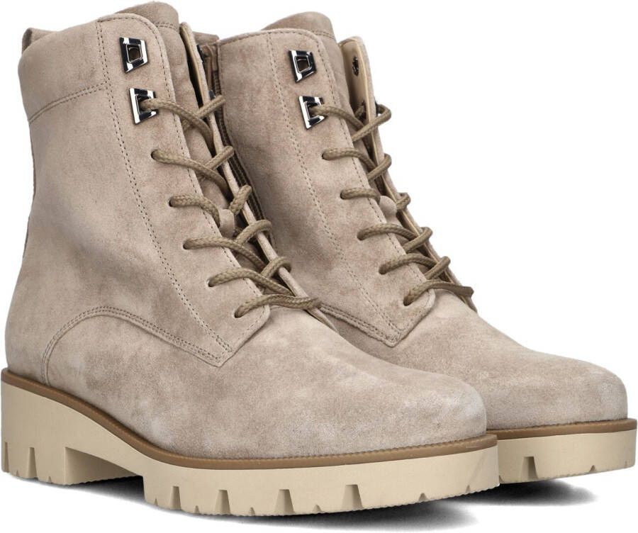 GABOR Veterboots Dames 055 Maat: 44 Materiaal: Suède Kleur: Beige