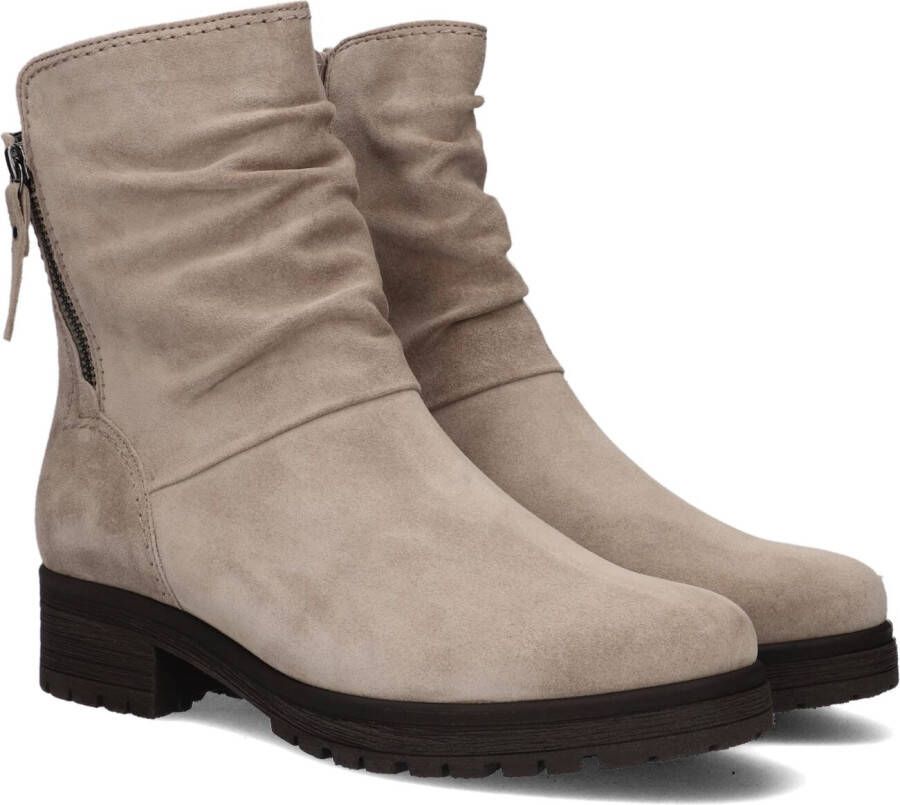 Gabor 092 Enkellaarsjes Enkelboots met rits Dames Beige