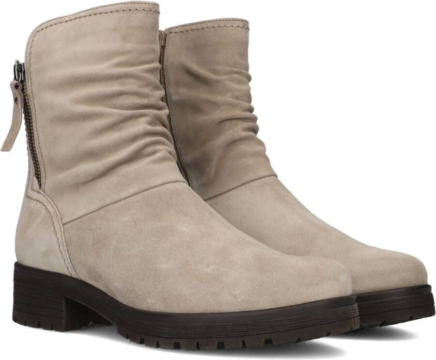 GABOR Enkellaarsjes Dames 092 Maat: 40 Materiaal: Suède Kleur: Beige