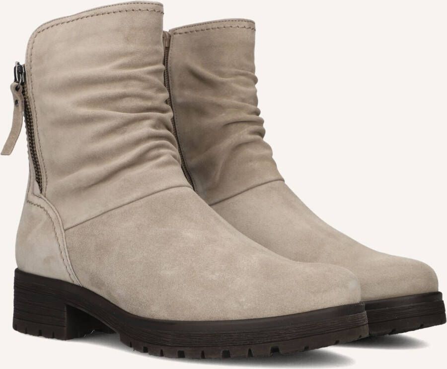 GABOR Enkellaarsjes Dames 092 Maat: 42 Materiaal: Suède Kleur: Beige