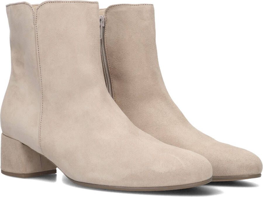 Gabor 380 Enkellaarsjes Enkelboots met rits Dames Beige