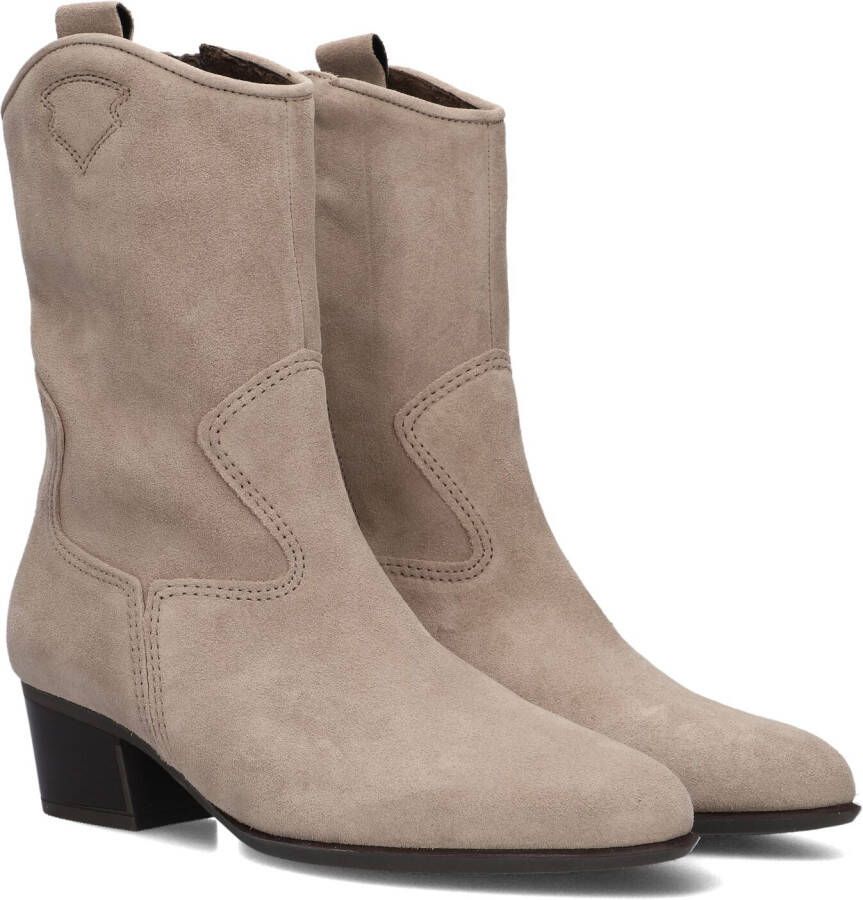 Gabor 681.2 Enkellaarsjes Enkelboots met rits Dames Beige