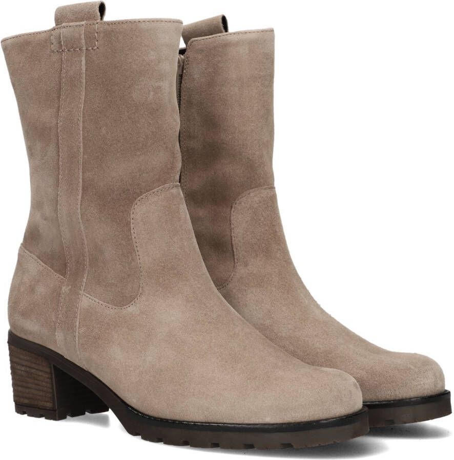 Gabor 806 Enkellaarsjes Enkelboots met rits Dames Beige