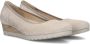 Gabor Beige Suède Comfort Sleehak Instappers Beige Dames - Thumbnail 1