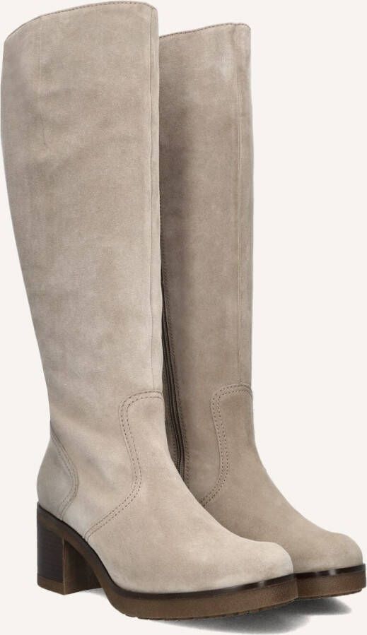 GABOR Hoge Laarzen Dames 857 Maat: 37 5 Materiaal: Suède Kleur: Beige