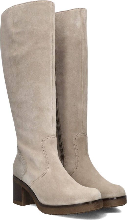 GABOR Hoge Laarzen Dames 857 Maat: 42 5 Materiaal: Suède Kleur: Beige