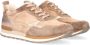 Gabor Beige Lage Sneakers met Gouden Accenten Beige Dames - Thumbnail 1