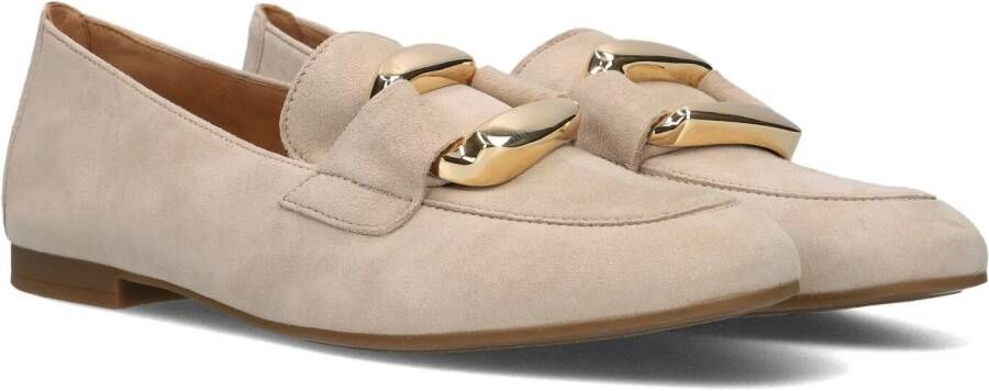 GABOR Loafers Dames 215 Maat: 43 Materiaal: Suède Kleur: Beige