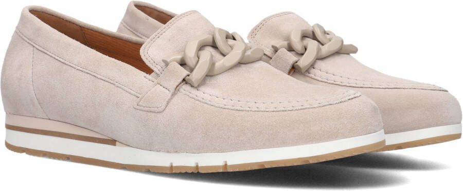 GABOR Loafers Dames 415.1 Maat: 44 Materiaal: Leer Kleur: Beige