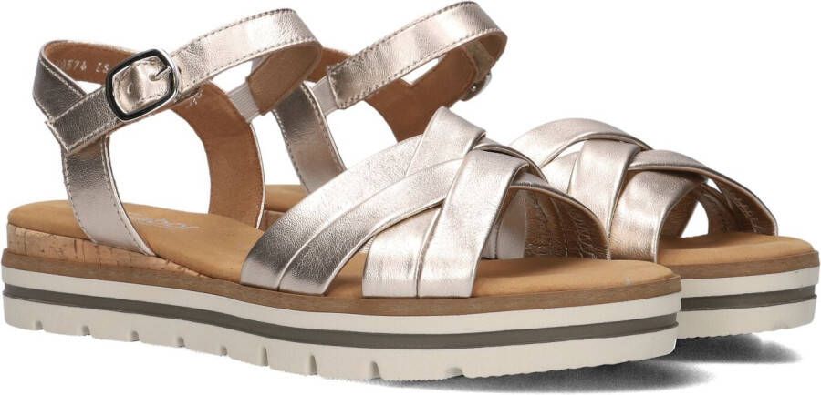 GABOR Dames 083.3 Maat: 42 5 Materiaal: Leer Kleur: Goud