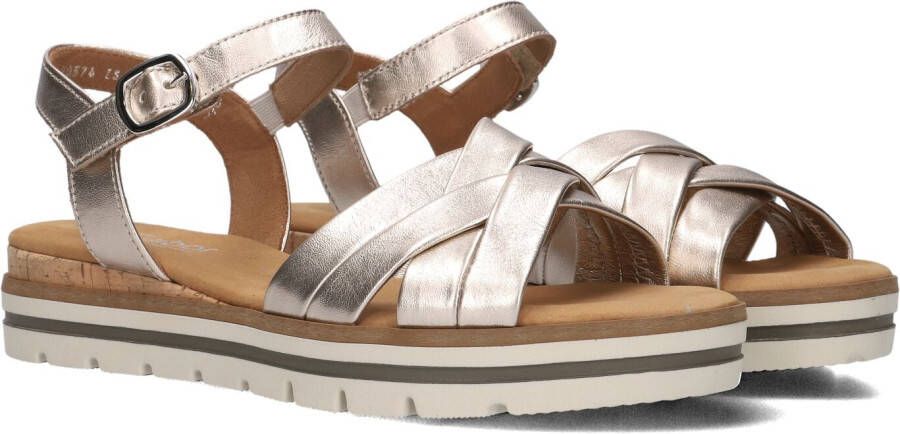 Gabor 083.3 Sandalen Met Sleehak Dames Beige