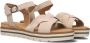 Gabor Beige Suède Sandalen 083.3 Stijlvol Comfort Beige Dames - Thumbnail 1