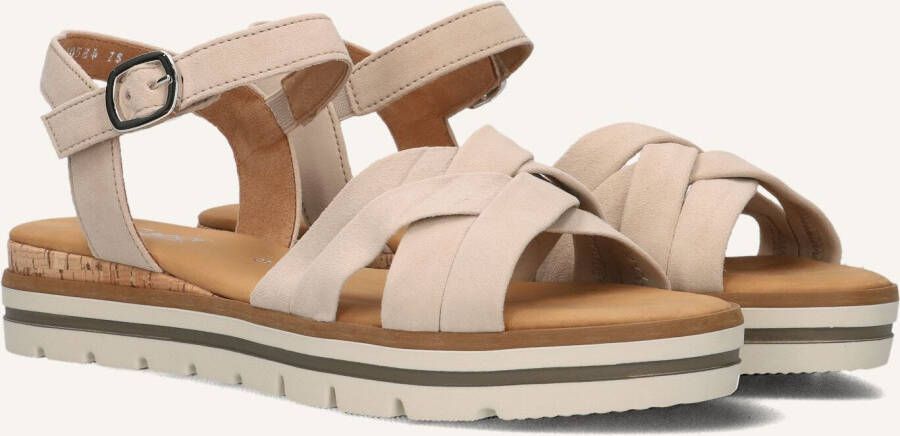 GABOR Dames 083.3 Maat: 40 Materiaal: Suède Kleur: Beige
