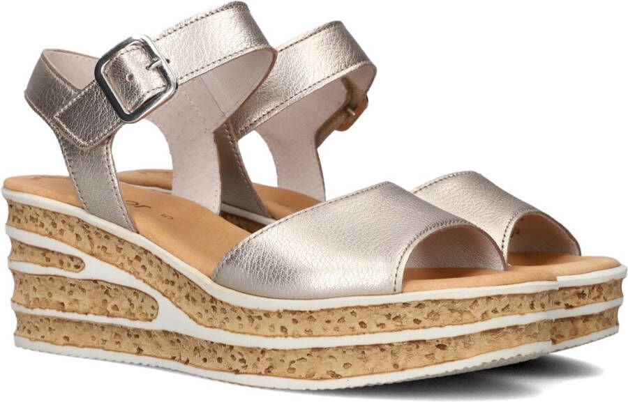 GABOR Dames 651 Maat: 44 Materiaal: Leer Kleur: Zilver