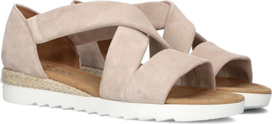 GABOR Dames 711.1 Maat: 35 5 Materiaal: Suède Kleur: Beige