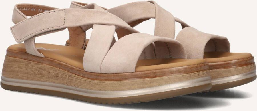 GABOR Dames 746 Maat: 43 Materiaal: Suède Kleur: Beige