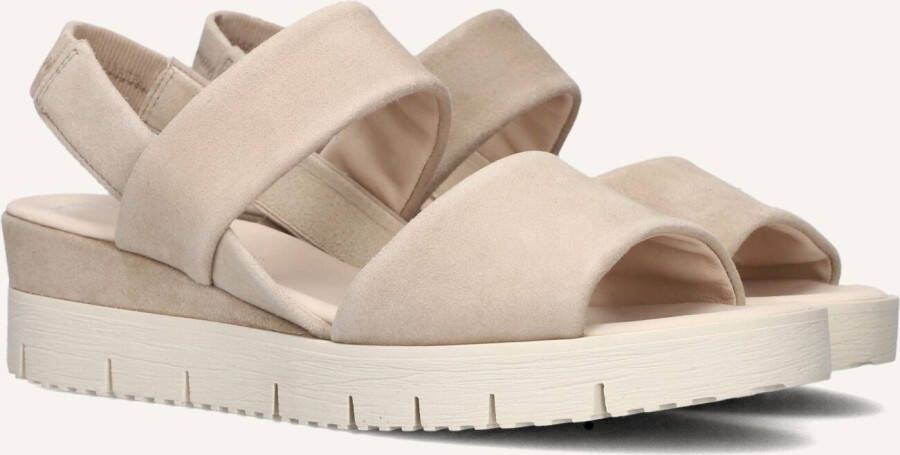 GABOR Sandalen Dames 771.3 Maat: 42 Materiaal: Suède Kleur: Beige