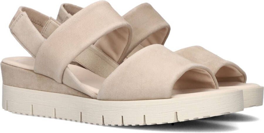 GABOR Sandalen Dames 771.3 Maat: 40 Materiaal: Suède Kleur: Beige