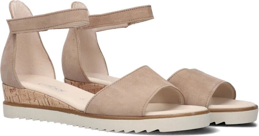 GABOR Dames 780.2 Maat: 44 Materiaal: Suède Kleur: Beige