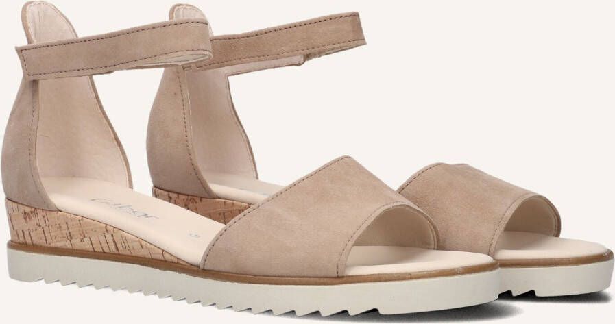 GABOR Dames 780.2 Maat: 37 Materiaal: Suède Kleur: Beige