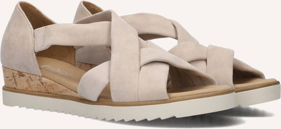 GABOR Dames 782 Maat: 37 Materiaal: Suède Kleur: Beige