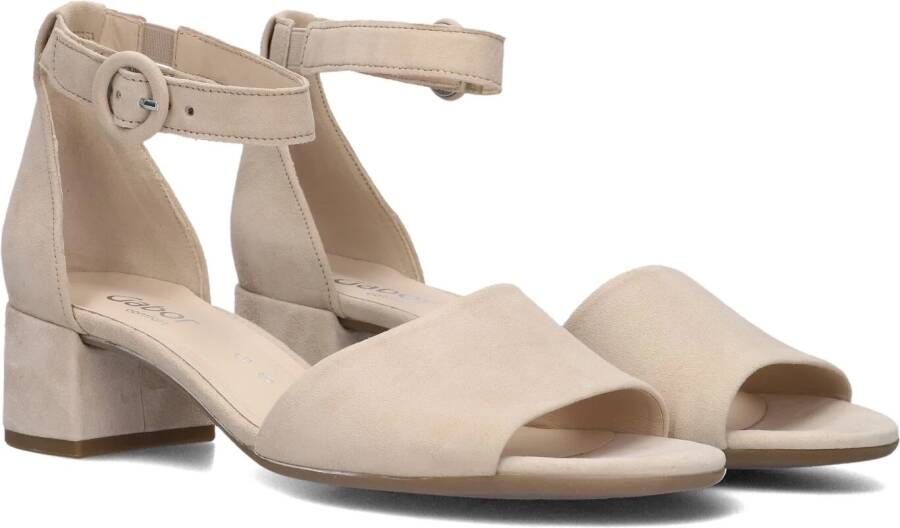 GABOR Dames 902 Maat: 42 Materiaal: Suède Kleur: Beige