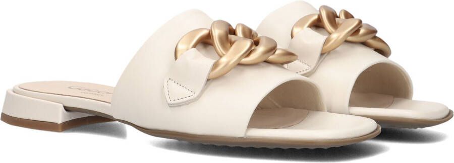 GABOR Slippers Dames 801.3 Maat: 38 Materiaal: Leer Kleur: Beige