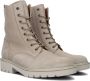 Gabor 736.1 Veterboots Laarzen Met Veters Dames Beige - Thumbnail 4