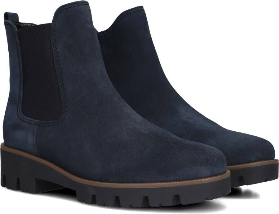 GABOR Chelsea Boots Dames 051 Maat: 39 Materiaal: Suède Kleur: Blauw