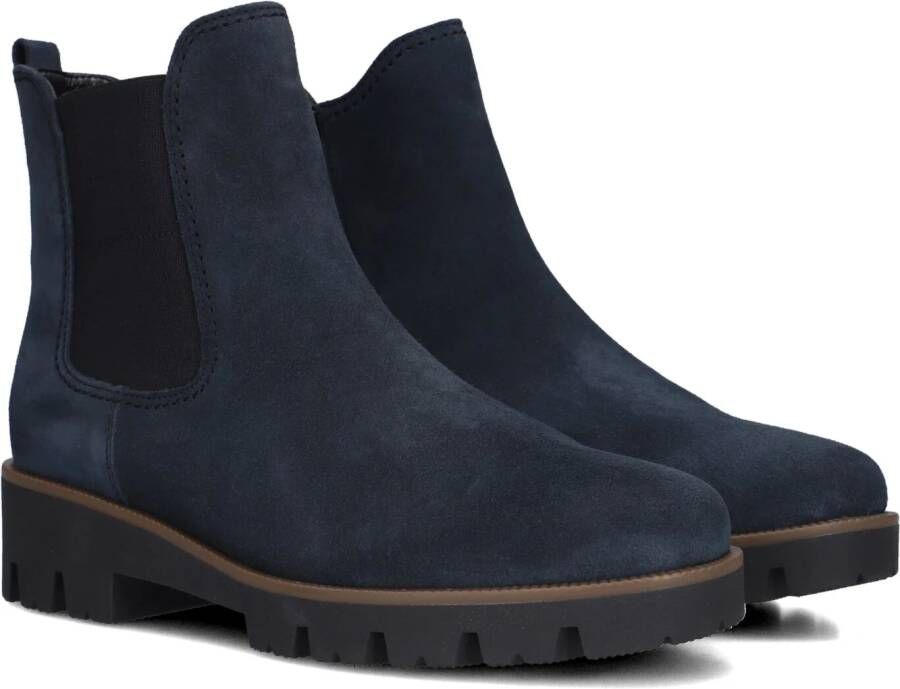GABOR Chelsea Boots Dames 051 Maat: 43 Materiaal: Suède Kleur: Blauw