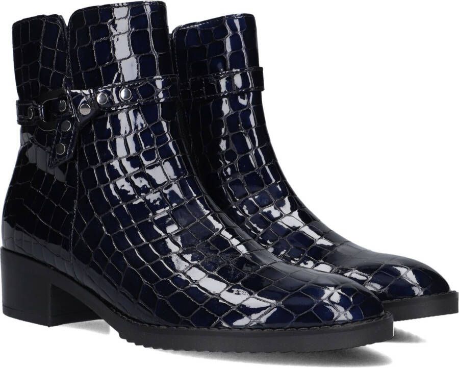 GABOR Enkellaarsjes Dames 512 Maat: 40 Materiaal: Lakleer Kleur: Blauw