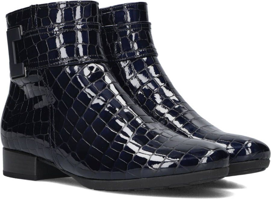 GABOR Enkellaarsjes Dames 712 Maat: 44 Materiaal: Lakleer Kleur: Blauw