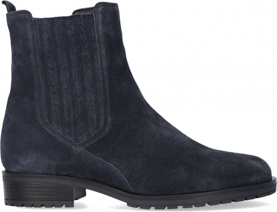 Gabor 792.1 Enkellaarsjes Enkelboots met rits Dames Blauw - Schoenen.nl